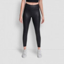 Legging Estampado de Cintura Alta 7/8 con Bolsillos  DKNY