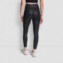 Legging Estampado de Cintura Alta 7/8 con Bolsillos  DKNY