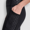 Legging Estampado de Cintura Alta 7/8 con Bolsillos  DKNY