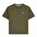 Camiseta Miniparche Modelo Oversize  GUESS