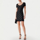 Vestido Rhinestones 4G  GUESS