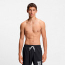 Bañador con Logo Apilado  HUGO BOSS