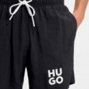 Bañador con Logo Apilado  HUGO BOSS
