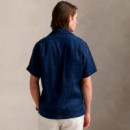 Camisa Classic Fit Linen Camp  RALPH LAUREN