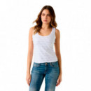 Top sin Mangas de Punto Acanalado  GUESS