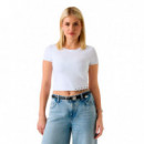 Top de Punto Recortado  GUESS