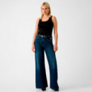 Top sin Mangas de Punto Acanalado  GUESS