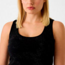 Top sin Mangas de Punto Acanalado  GUESS