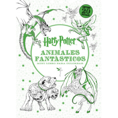 Harry Potter-animales Fant�sticos Mini Libro para Colorear