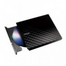 ASUS Grabadora DVD Slim Externa USB Negra