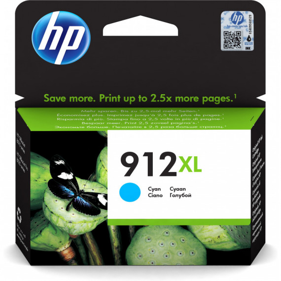 HP Cartucho 3YL81AE Cian Nº 912XL