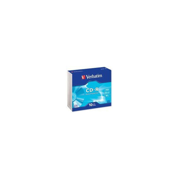 VERBATIM Cd-r 52X 700MB Caja Slim 10U