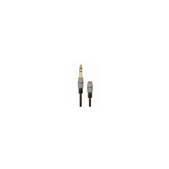 GEMBIRD Adaptador Cable de Audio, 6.35 Mm a 3.5 Mm, 0,2 M