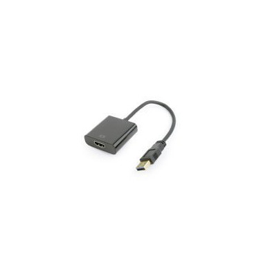 GEMBIRD Adaptado USB a HDMI Negro