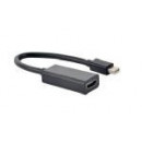 GEMBIRD Conversor Mini Displayport a HDMI 4K Negro