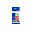 BROTHER Cinta Laminada TZE431 12MM Texto Negro sobre Fondo Rojo. Ancho: 12 Mm. Longitud: 8 M