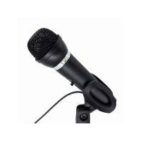 GEMBIRD Microfono Sobremesa con Soporte Negro