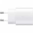 SAMSUNG Cargador Usb-c 25W 3A Blanco - Cable No Incluido