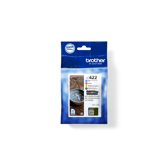BROTHER Cartucho Tinta LC422 Value Pack Bk-c-m-y