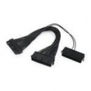 GEMBIRD Cable Extension de Alimentacion de Pc Interno Dual de 24PINES 0.3M