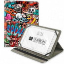 SUBBLIM Funda Tablet Trendy Case Graffiti 10,1?-11?