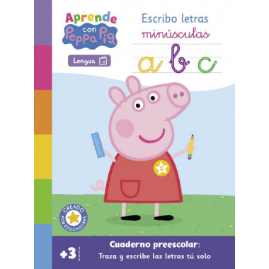 APRENDO CON PEPPA ESCRIBO LETRAS MINUSCULAS
