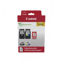CANON Cartucho Tinta PG-540 + CL-541 + 50H Papel Fotografico
