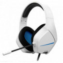 Krom Auriculares con Micro Kopa Move Blancos Diadema Ajustable/ Jack 3.5  KROM GAMING