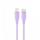 GEMBIRD Cable Usb-c a Lightning 1,5M Violeta Silicona