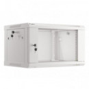 LANBERG Armario Rack 19 6U Gris  600X450 Flat Pack V2 Puerta Cristal