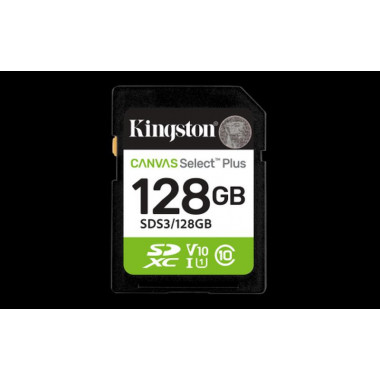 KINGSTON Tarjeta Sd 128GB Sdxc Canvas Select Plus Gen 3