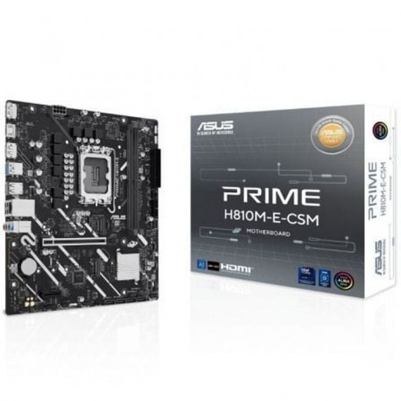 ASUS Placa Base Prime H810M-E-CSM Socket 1851 Intel Core Ultra (serie 2) / 2XDDR5 / 2XM.2