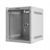 LANBERG Armario Rack Mural 6U 280X310 Rack 10 Flat Pack Gris Puerta Cristal