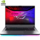 ASUS Portatil Rog Strix G18(2025) G815JMR-S8051 Gris Eclipse I7-14650HX/ 32GB/ 1TB Ssd/ Geforce Rtx 5060/ 18"/ sin Sistema Oper