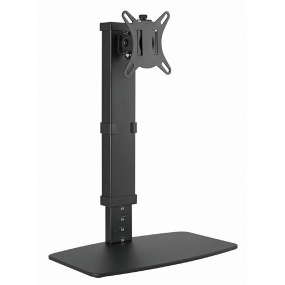 GEMBIRD Soporte Escritorio para Monitor con Altura Regulable Negro