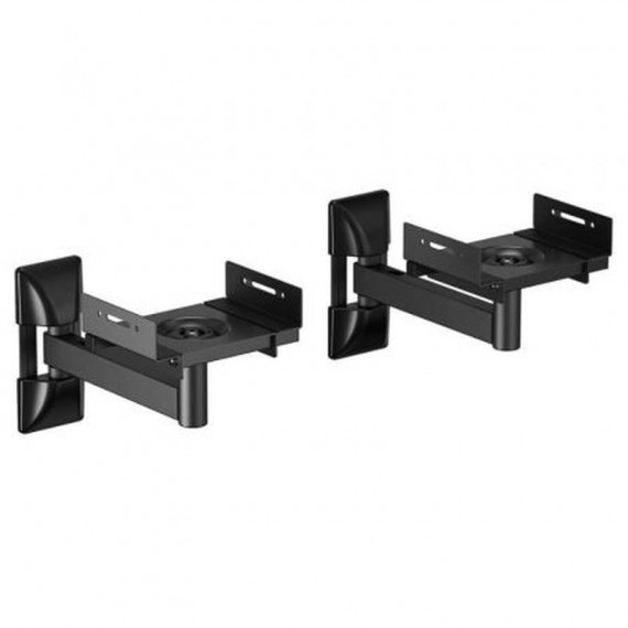 AISENS Soporte de Pared SPK05U-421 Giratorio E Inclinable  para Altavoces hasta 25KG