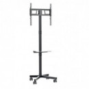 GEMBIRD Soporte de Suelo para TV con Ruedas Inclinable 32-55 25KG Negro