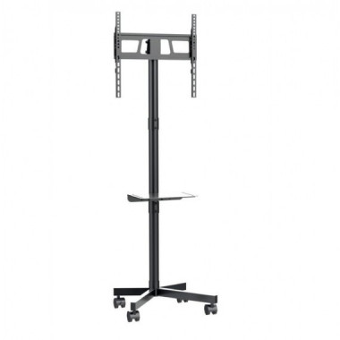 GEMBIRD Soporte de Suelo para TV con Ruedas Inclinable 32-55 25KG Negro