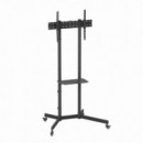 GEMBIRD Soporte de Suelo para TV con Ruedas Inclinable 37-70 45KG Negro