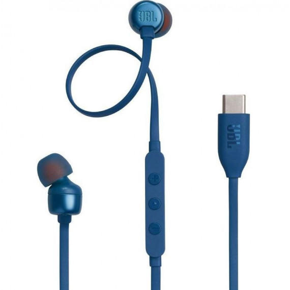 JBL Auriculares Tune 310C Azul con Microfono