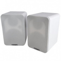 APPROX Altavoces APPSPK02WH Autoamplificados 30W Color Blanco Incluye Soporte de Pared