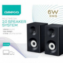 OMEGA Altavoces Pc 2.0 6W USB OG2086