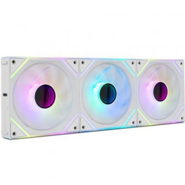NOX Ventiladores Pro Link Argb 12CM Blanco Pack 3