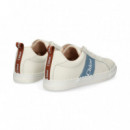 Banda Logo Jeans Deportivo Piel Blanco  CHLOE KIDS