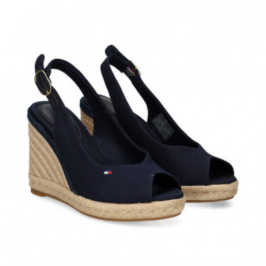 Abierto Punta y Talon Textil Azul  TOMMY HILFIGER