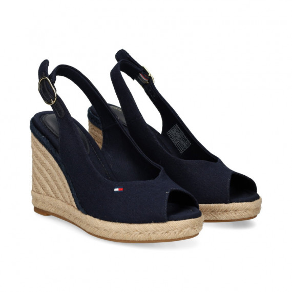 Abierto Punta y Talon Textil Azul  TOMMY HILFIGER