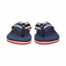 Flip Flop Cinta Th Multi Negro  TOMMY HILFIGER