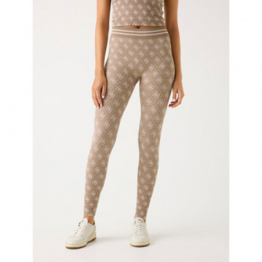 Leggings sin costuras con logotipo 4G de Guess