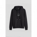 Sudadera con Capucha Relaxed Fit de Mezcla de Algodón Interlock de ANTONY MORATO