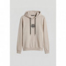 Sudadera con Capucha Relaxed Fit de Mezcla de Algodón Interlock de ANTONY MORATO